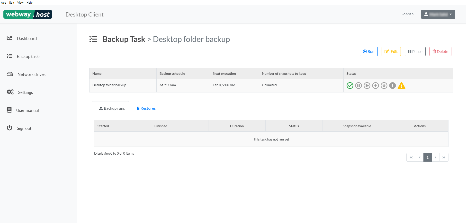Cloud computer backup software